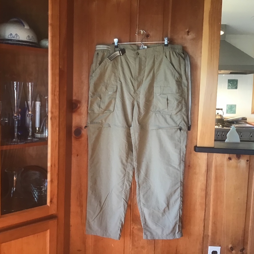 LLBean zip off pants